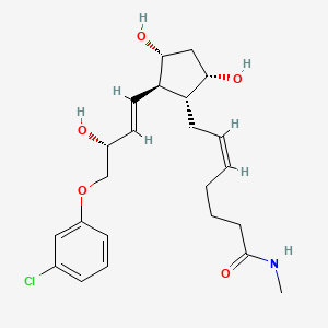 molecular formula C23H32ClNO5 B10767090 (+)-Cloprostenol methyl amide 