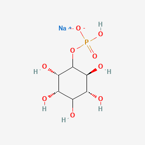 molecular formula C6H12NaO9P B10767136 D-myo-Inositol-3-phosphate (sodium salt) 