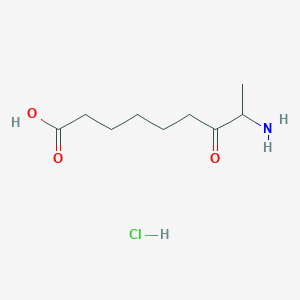 molecular formula C9H18ClNO3 B10767153 8-Amino-7-oxononanoic acid hydrochloride 