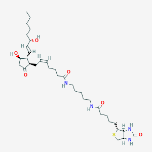 molecular formula C35H58N4O6S B10767177 Prostaglandin E2-biotin 
