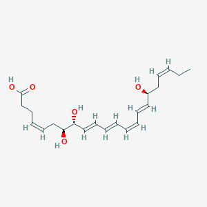 molecular formula C22H32O5 B10767192 Resolvin D1 