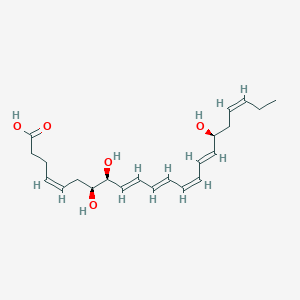 molecular formula C22H32O5 B10767277 [3H]resolvin D1 