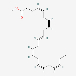 molecular formula C23H34O2 B10767297 methyl (4Z,7Z,10E,13Z,16Z,19Z)-docosa-4,7,10,13,16,19-hexaenoate 