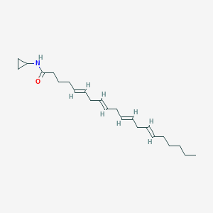 molecular formula C23H37NO B10767349 Arachidonylcyclopropylamide (ACPA) 