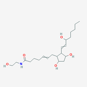 molecular formula C22H39NO5 B10767352 prostamide F2alpha 