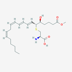 molecular formula C24H39NO5S B10767394 Leukotriene E4 methyl ester 