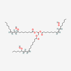 molecular formula C58H100O12 B10767402 Linolein Hydroperoxides 