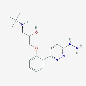 molecular formula C17H25N5O2 B107675 Prizidilol CAS No. 59010-44-5