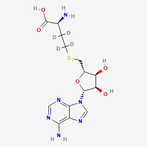 molecular formula C14H20N6O5S B10767516 SAH-d4 