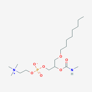 molecular formula C18H39N2O7P B10767531 Methylcarbamyl PAF C-8 