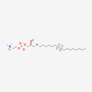 molecular formula C24H52NO6P B10767551 Lyso-PAF C-16-d4 