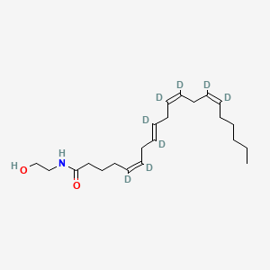 molecular formula C22H37NO2 B10767566 Arachidonoyl Ethanolamide-d8 