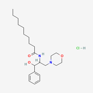 molecular formula C23H39ClN2O3 B10767632 PDMP hydrochloride 
