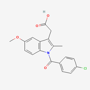 molecular formula C19H16ClNO4 B10767643 Indomethacin CAS No. 28751-45-3