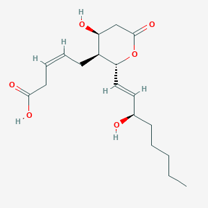 molecular formula C18H28O6 B10767714 11-dehydro-2,3-dinor Thromboxane B2 