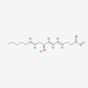 molecular formula C16H26O3 B10767745 tetranor-12(R)-HETE 