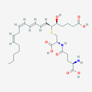 molecular formula C28H44N2O8S B10767803 Leukotriene F-4 