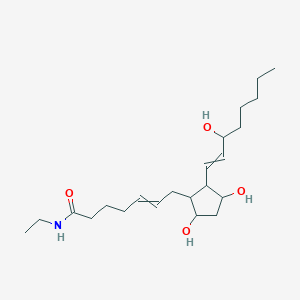 molecular formula C22H39NO4 B10767870 Prostaglandin F2alpha ethyl amide 
