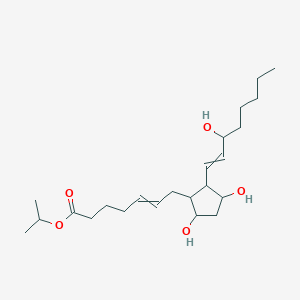 molecular formula C23H40O5 B10767899 PGF2alpha-isopropyl ester 