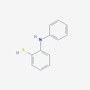 molecular formula C12H11NS B107679 苯硫酚，2-（苯胺基）- CAS No. 16078-95-8