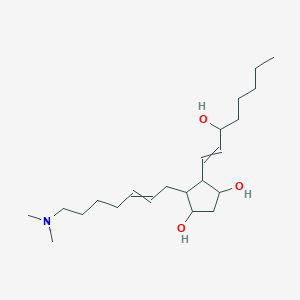 molecular formula C22H41NO3 B10767913 Prostaglandin F2alpha dimethyl amine 
