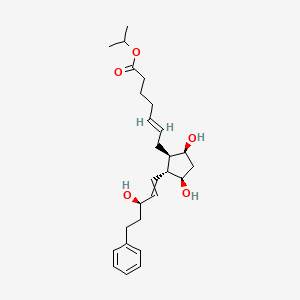 molecular formula C26H38O5 B10768153 Bimatoprost isopropyl ester 