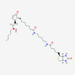 molecular formula C35H58N4O5S B10768214 Prostaglandin A1-biotin 