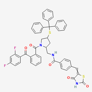 molecular formula C49H37F2N3O5S2 B10768242 Pyrrophenone 
