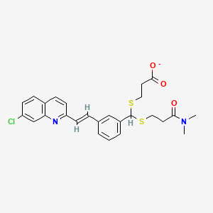 molecular formula C26H26ClN2O3S2- B10768263 MK-571 