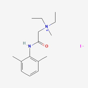 molecular formula C15H25IN2O B10768419 N-methyllidocaine iodide 