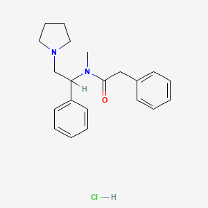 molecular formula C21H27ClN2O B10768432 N-MPPP Hydrochloride CAS No. 1186195-61-8