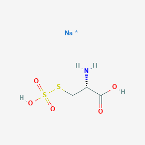 molecular formula C3H7NNaO5S2 B10768513 S-Sulfo-L-cysteine sodium salt 