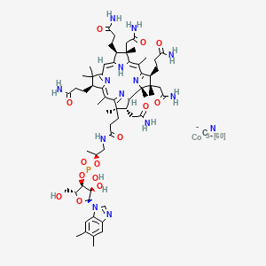 molecular formula C63H90CoN14O14P+2 B10768623 Rubratope-60 CAS No. 13422-53-2