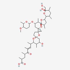 molecular formula C47H78O14 B10768655 Nanchangmycin (free acid) 