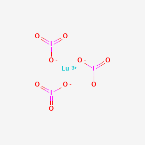molecular formula I3LuO9 B107690 Lutetium triiodate CAS No. 15513-87-8