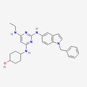 molecular formula C27H32N6O B10769079 CGP-82996 