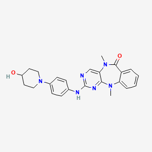 molecular formula C24H26N6O2 B10769114 Aurora kinase-IN-5 