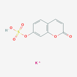 molecular formula C9H6KO6S B10769196 7-hydroxy Coumarin sulfate (potassium salt) 