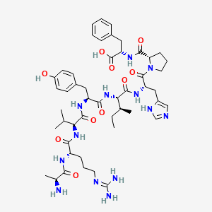 molecular formula C49H71N13O10 B10769236 angiotensin A 