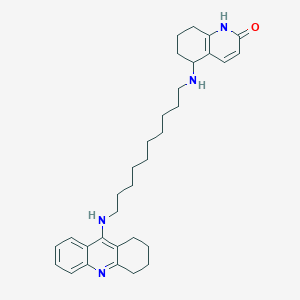 molecular formula C32H44N4O B10769241 (RS)-tacrine(10)-hupyridone 