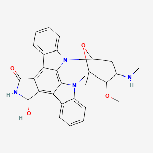 molecular formula C28H26N4O4 B10769268 7-Hydroxy-staurosporine 