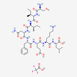 molecular formula C47H75F3N10O15 B10769270 OVA Peptide(257-264) TFA 