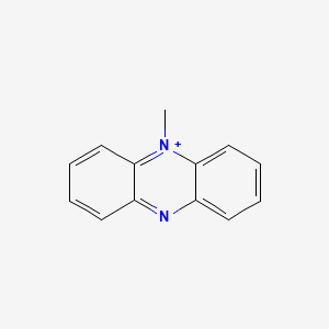 molecular formula C13H11N2+ B10769313 5-Methylphenazin-5-ium 
