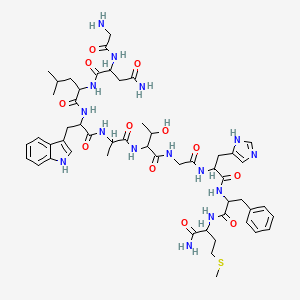 molecular formula C52H73N15O12S B10769342 Neuromedin B 