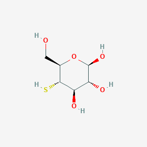 molecular formula C6H12O5S B10769387 4-Thio-beta-D-glucopyranose 