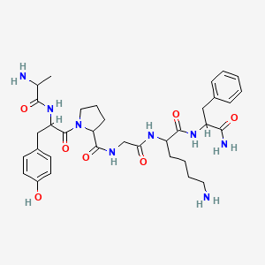 molecular formula C34H48N8O7 B10769390 Par-4-AP;AY-NH2 