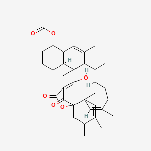 molecular formula C36H48O6 B10769618 Tetromycin A 