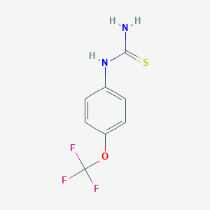 molecular formula C8H7F3N2OS B107697 1-(4-(Trifluoromethoxy)phenyl)thiourea CAS No. 142229-74-1