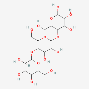 molecular formula C18H32O16 B10769720 D-(+)-Cellotriose CAS No. 9051-99-4