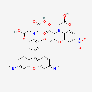 molecular formula C39H39N5O13 B10769815 Rhod-5N (potassium salt) 